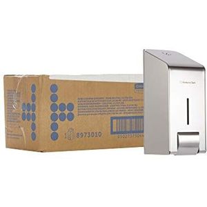 Kimberly-Clark Professional Handreiniger Dispenser (productcode 8973) - Roestvrij staal, 1 l.