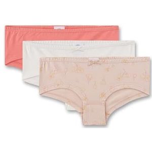 Sanetta Cutbrief Panty Teenslipje voor meisjes, verpakking van 3 stuks, biologisch katoen, Hush Violet, 164 cm