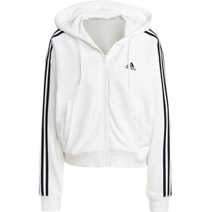 adidas Dames Essentials 3-strepen French Terry Bomber Full-Zip Hooded Track Top