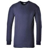 Portwest Thermisch T-Shirt Lange Mouw Size: L, Colour: Marine, B123NARL