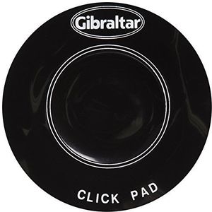 Gibraltar Basdrum Zubehör Beater Pad SC-GCP Einfach, Click Pad, Zwart