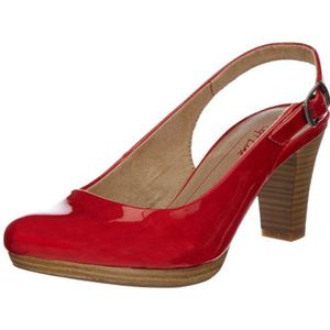 Softline dames caste slingback sandalen, Rood rood patent 505, 38 EU X-breed