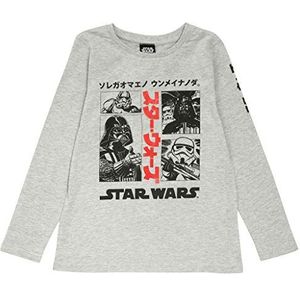 Star Wars Vader It Is Your Destiny Japanese Lange mouwenshirt, Meisjes, 122-164, Heather Grey, Officiële Koopwaar