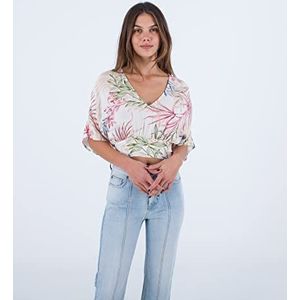 Hurley Summer Palm Flounce Top hemd dames