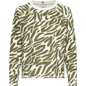 camel active - Sweatshirt - Olijf Beige - All-over Print
