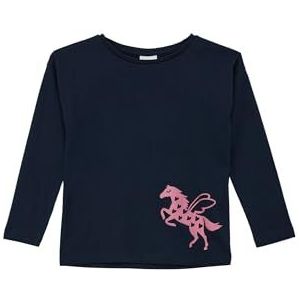 s.Oliver T-shirt voor meisjes met lange mouwen, blauw, 92 cm