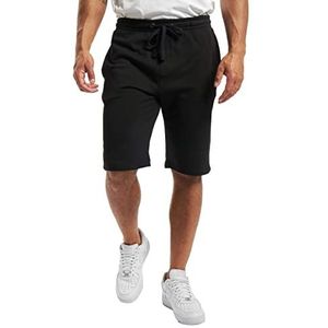 Urban Classics Basic sweatshorts, korte joggingbroek voor heren, verkrijgbaar in vele verschillende kleuren, maten XS - 5XL, zwart, XL