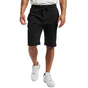 Urban Classics Heren Basic sweatshorts, korte joggingbroek voor heren, verkrijgbaar in vele verschillende kleuren, maten XS - 5XL, zwart, L
