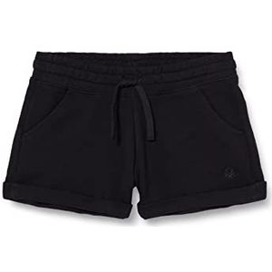 United Colors of Benetton Bermuda 3J68C901C Shorts, zwart 100, S meisjes, Zwart 100, 120 cm