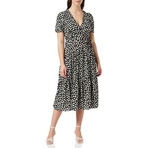 Louche Dames Emin-Daisy-Dancer Jurk, Zwart, 34 NL