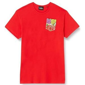 FRENCHCOOL 1988 Heren T-shirt met rode mand, Rood, M