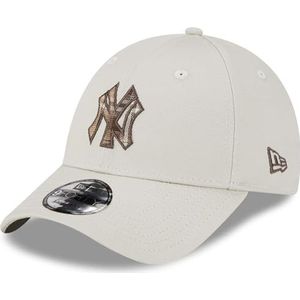 New Era 9Forty Strapback Cap - INFILL New York Yankees Stone Grey
