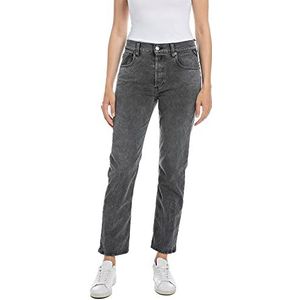 Replay Maijke Straight Jeans voor dames, 096, medium grijs, 28W x 30L