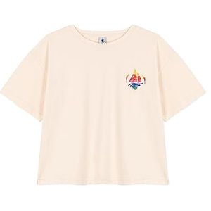 Petit Bateau T-shirt met korte mouwen voor dames, Avalanche wit, XS