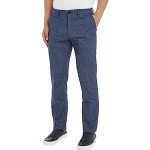 Tommy Hilfiger Denton Nep Solid Wol-look heren, Verouderde Indigo, 29W / 30L
