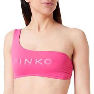 Pinko Tans Top Bikini Tecno Jersey bovenstuk dames, Q04_Violet Fuchsia, XS