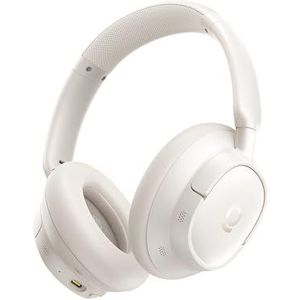 Baseus EH10 NC Bluetooth hoofdtelefoon met -45dB hybride active geluidsisolatie, over-ear hoofdtelefoon met Hi-Res & LDAC audio en 5 KI-microfoon, 80 uur lange speeltijd, Bluetooth 6.0 - sterrenlicht