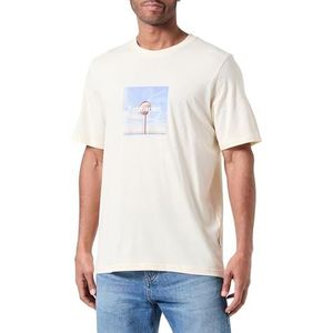 JACK & JONES JORLAFAYETTE Photo Tee SS Crew Neck, Botercrème., L