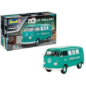 1:24 Revell 05648 150 years of Vaillant - Volkswagen T1 Bus - Geschenkset Plastic Modelbouwpakket