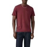 Levi's - CLASSIC POCKET TEE - T-shirt - Tawny Port - Katoen
