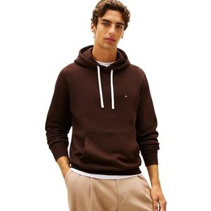 Tommy Hilfiger Heren ESS SEIZOENLIJKE FLEECE HOODY MW0MW39997 Pullover Hoodie, BRUIN, XS, Bruin (Chocolade), XS