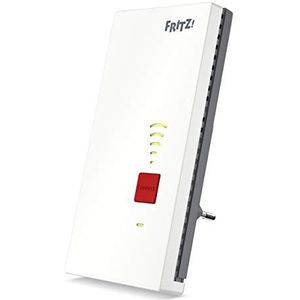 AVM FRITZ!Repeater 2400 International Multiroom MESH Wi-Fi unit, Dual Band AC+N met tot 1.733 Mbit/s (5 GHz) + 600 Mbit/s (2,4 GHz), Access Point, WPS, Gigabit LAN