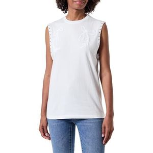 Pinko Tara Bedrukt Jersey T-shirt, Z05_wit-sneeuwwit, L