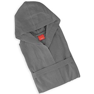 Gabel Golf Badjas met capuchon, katoen, 986 donkergrijs, XXL