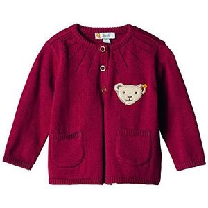 Steiff Gebreid vest voor baby's, meisjes, rood (Beetred 4010), 74 cm