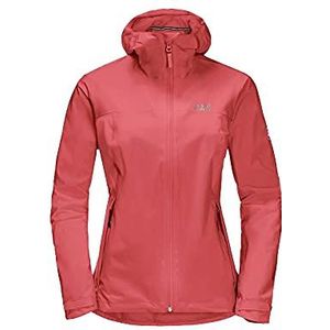 Jack Wolfskin Jwp Shell W jas voor dames, Koraal Rood, S