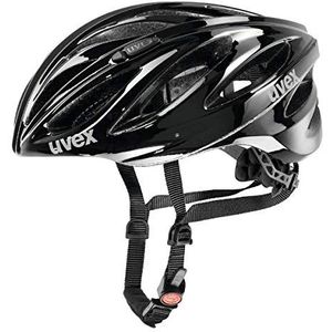 uvex boss race - veilige performance-helm voor dames en heren - individueel passysteem - geoptimaliseerde ventilatie - black - 52-56 cm