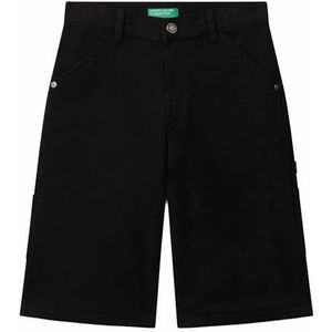 United Colors of Benetton Broek, Zwart, 140