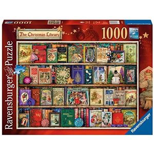 Ravensburger puzzel The Christmas Library - Legpuzzel - 1000 stukjes