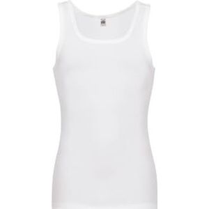 Trigema Onderhemd voor meisjes, fijn geribbeld, dubbelpak, wit, 128 cm