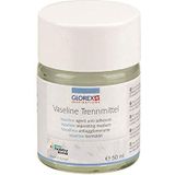 GLOREX 6 2132 50 - Vaseline lossingsmiddel, vaseline in 50 ml pot, beschermt de huid bij het maken van gipsverbanden zoals de babybuil