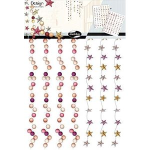 DecoPatch Ad015o – Maildor – Hern Design – Muursticker – Lot de 2 Kerstmis – 49 x 69 cm – slingers