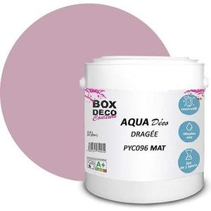 Acryl-muurverf, mat, Aqua Déco, 2,5 l/25 m², roze