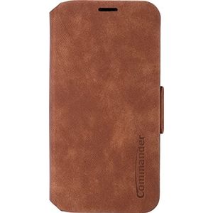 Commander Curve Book Case Deluxe voor Samsung G991 Galaxy S21 Brown