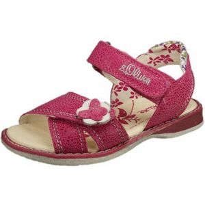 s.Oliver Casual sandalen voor meisjes, Roze Roze Fuxia 532