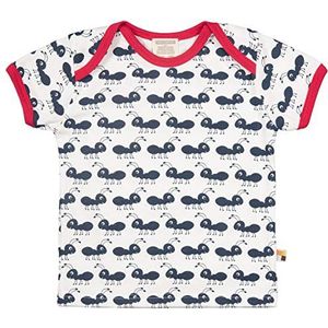 loud + proud Baby T-Shirt Aus Bio Baumwolle, GOTS Zertifiziert, Blauw (Navy Ny), 3-4 jaar