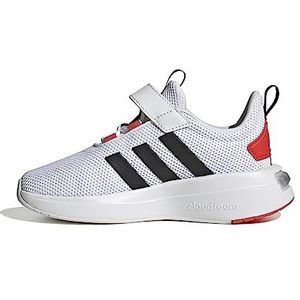 adidas Racer TR23 Sneaker uniseks-kind, Ftwr White/Core Black/Bright Red Strap, 28.5 EU