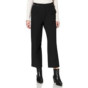 IPEKYOL Dames enkellengte rechte pasvorm shorts, Zwart, 36 NL