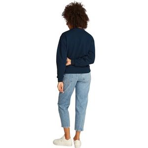 Tommy Hilfiger Dames REG Hilfiger Sweatshirt WW0WW44631, Blauw (Donker Nacht Marine), XS