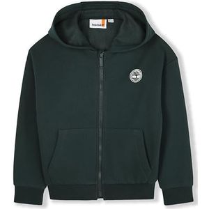 Timberland - T60560 - Cardigan - Groen - 80% Katoen Biologisch - Met Capuchon