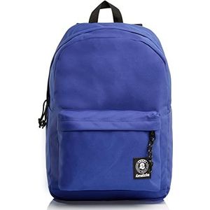 Invicta Carlson rugzak, PC-tas, school en vrije tijd, waterbestendig, enkelvoudig, effen, blauw, 35 EU, Amerikaans