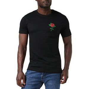 Mister Tee Rose Tee T-shirt voor heren, zwart, zwart, L