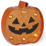 Legami Decoratieve mini-lamp met pompoen-thema, Halloween, voor binnen, helder ledlicht