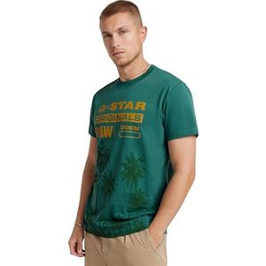 G-Star RAW Palm Originals r t, groen (Blue Spruce D24681-336-g282), S