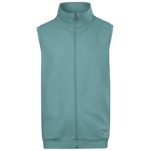 TRIGEMA Vest van comfortabel sweatmateriaal, marineblauw, zeegras, 3XL