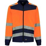 Tricorp 403021 veiligheidsveiligheidsveiligheidsveiligheids-bicolor softshelljas, 100% polyester, 300 g/m², fluor oranje inkt, maat XL